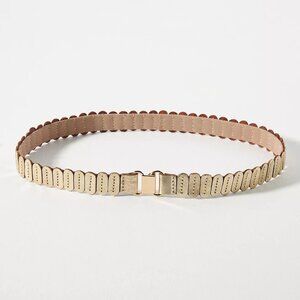 Anthropologie • Tabitha Stretch Belt, Pearl, M